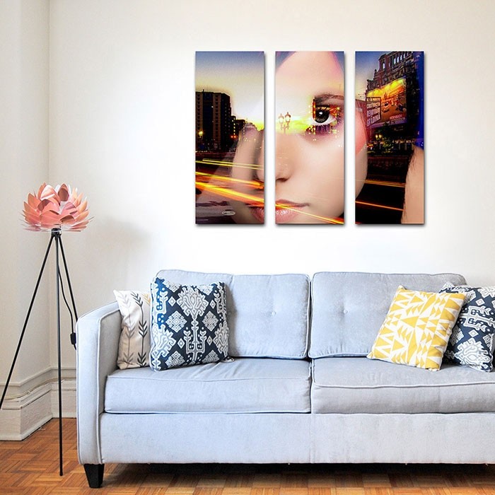 Tableau triptyque personnalisé, votre triptyque photo pour une déco sur  mesure