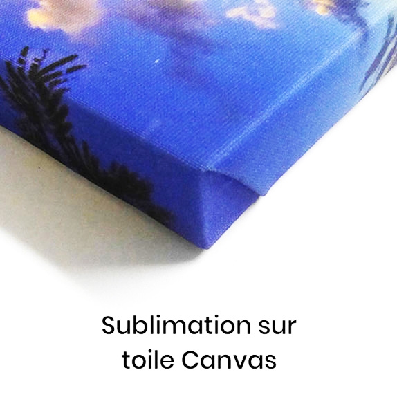 sublimation sur toile canvas