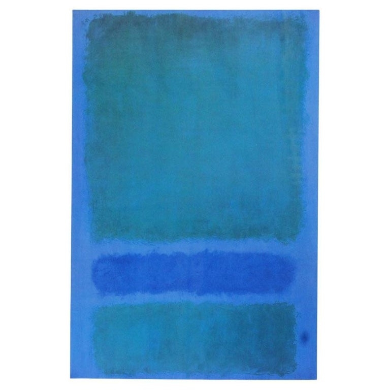 Rothko green blue green on blue 1968 atelier decoratif