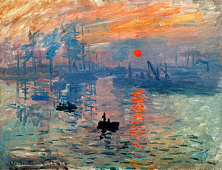 atelier decoratif monet soleil levant